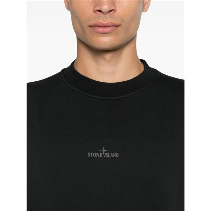 STONE ISLAND Logo Patch Industrial Oversized Sweatshirt Men’s