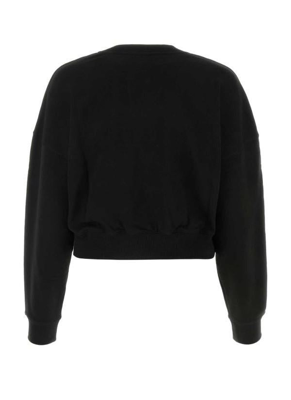 KENZO Bok 20 Flower Embroidered Cropped Sweatshirt FE6 2SW166 4MI 99J
