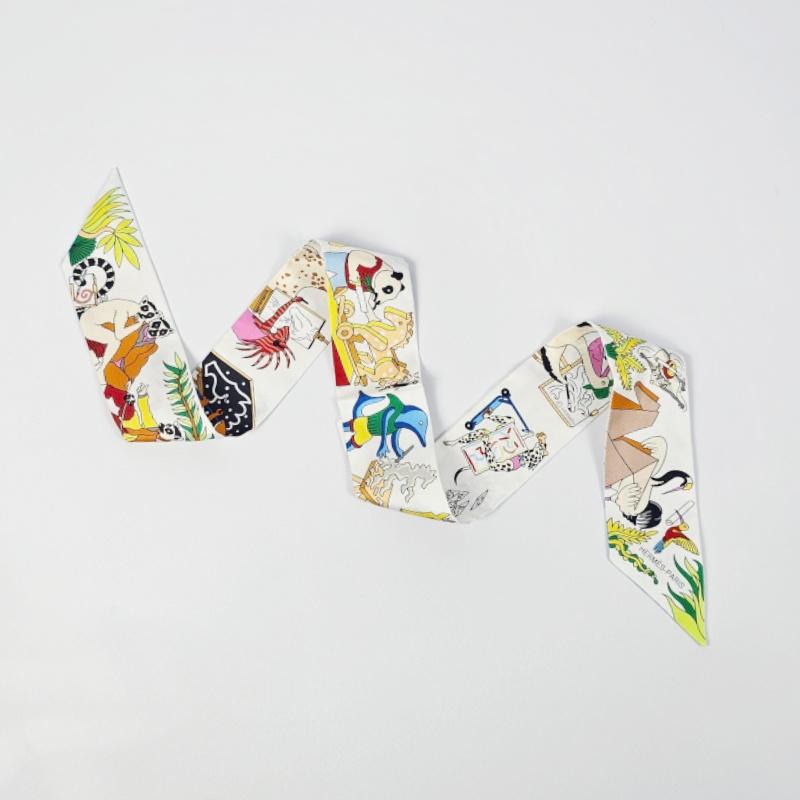 HERMES Academia Hippica Wool Silk Women’s Scarf