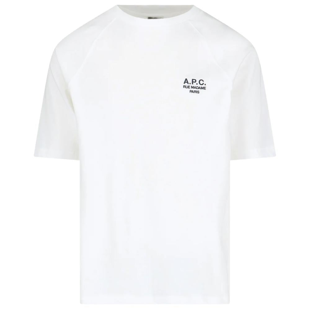 A.P.C. WILLY Logo Embroidered T-Shirt White Men’s