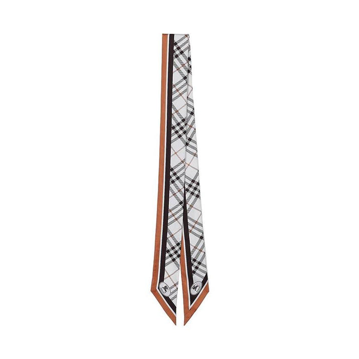 BURBERRY Night Stamp Print Silk Scarf for Women