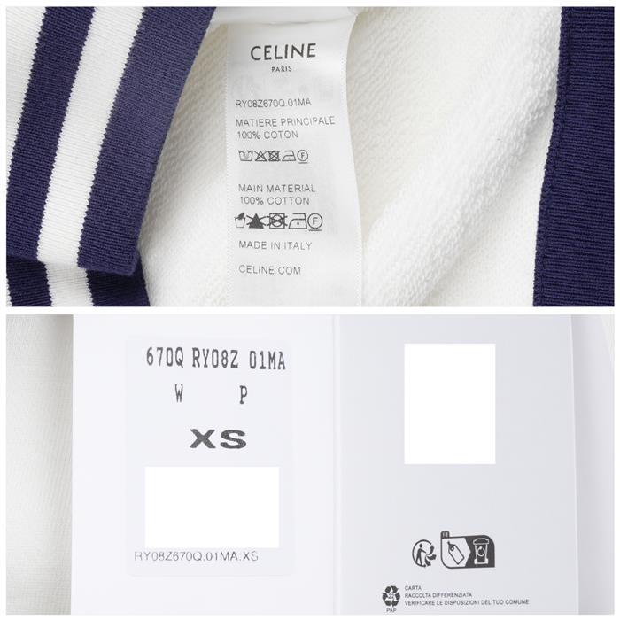 CELINE Triomphe V-Neck Sleeveless Knit Vest RY08Z670Q 01MA