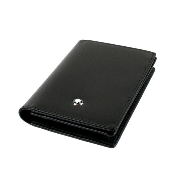 Montblanc Meisterstück Business Card Holder Black Leather Wallet