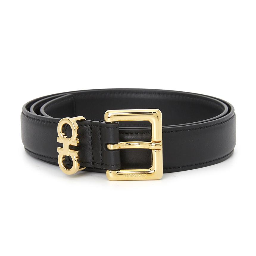 Ferragamo Gancini Women's Leather Belt 23 0346 001 0780415