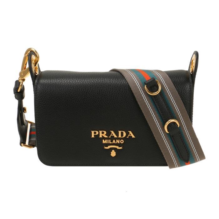 PRADA Vitello Phoenix Leather Shoulder Bag 1BD352 2E8K F0002 V NOO