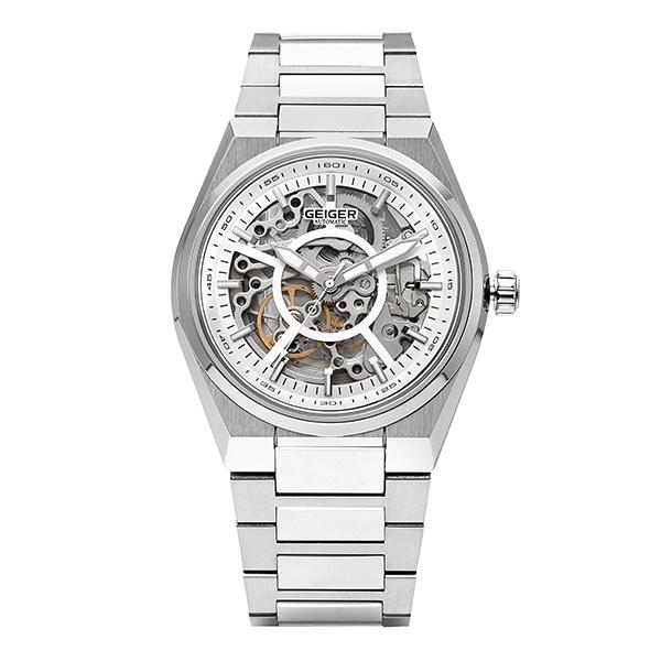 GEIGER Men’s Metal Watch Stainless Steel Wristwatch GE1228WS