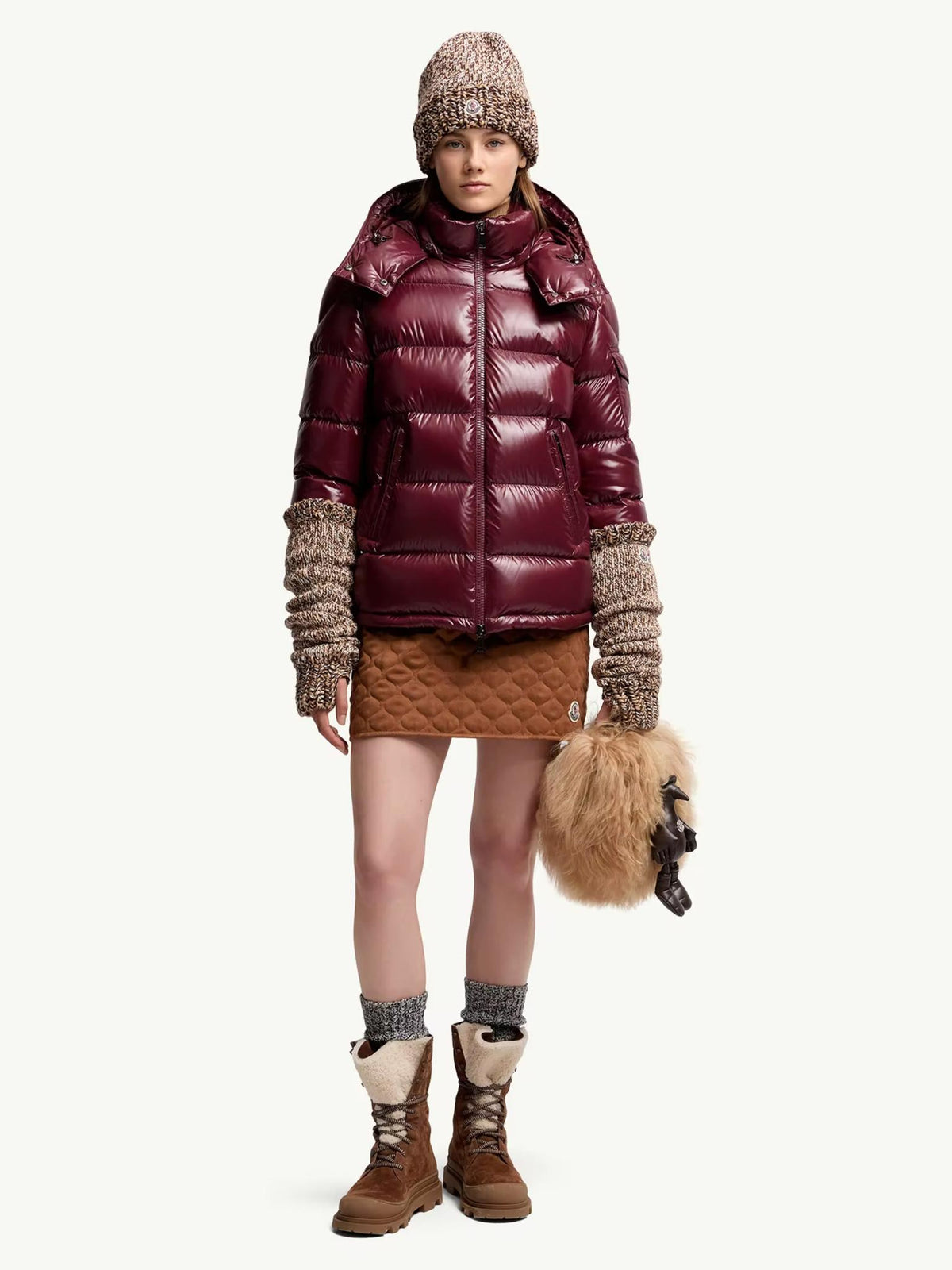 Moncler Black Down Puffer Jacket for Women