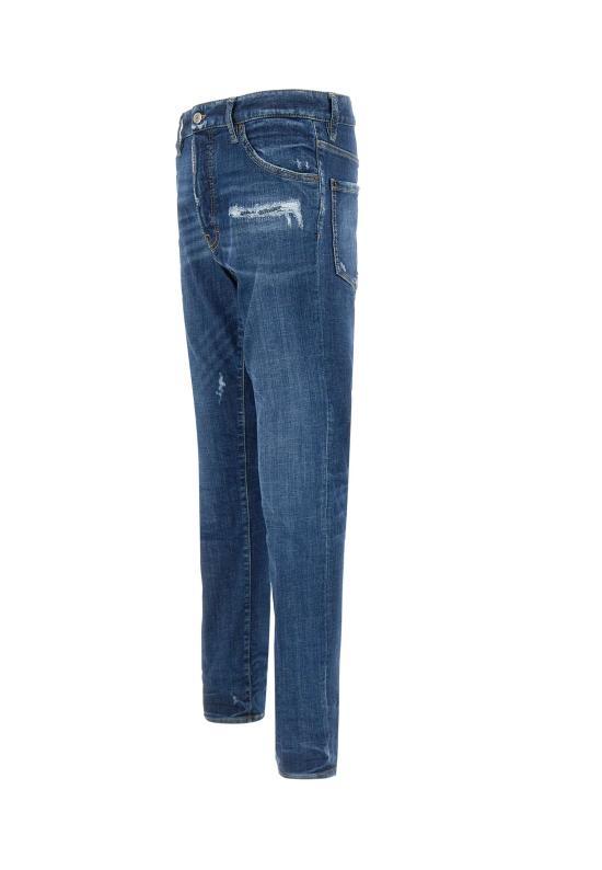 Dsquared2 Blue Distressed Slim Fit Denim Jeans Men S74LB1727 S30872470