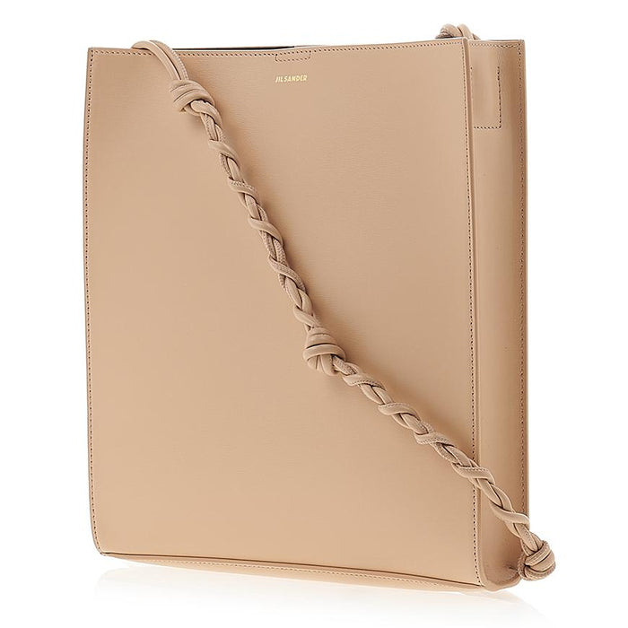 JIL SANDER Women’s Medium Tangle Leather Crossbody Bag Tan