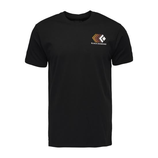 Black Diamond Short Sleeve T-Shirt Men’s Black Diamond Log QAMAP752440 BLACK DOM