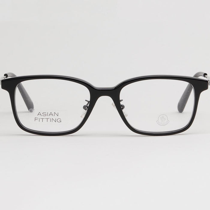 Moncler Asian Fit Acetate Square Eyeglass Frames Unisex ML5160D 001