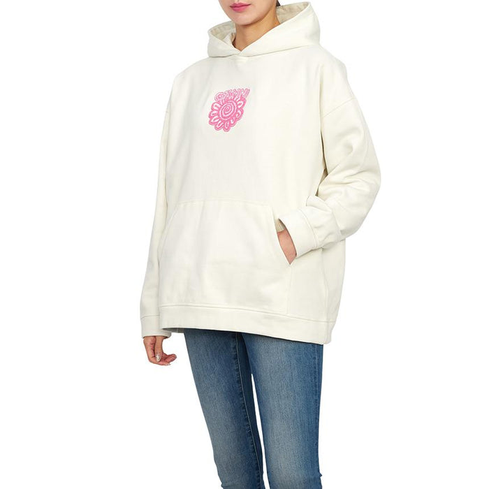 GANNI Fleece Lined Hoodie Sweatshirt