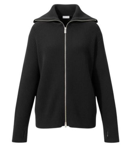 BURBERRY Men’s Wool Knit Zip-Up Cardigan Jacket