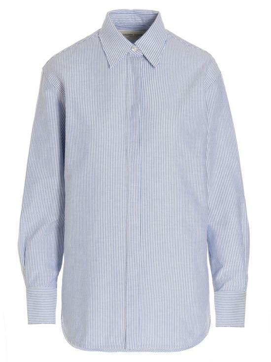 GOLDEN GOOSE Candy Stripe Oxford Long Sleeve Shirt