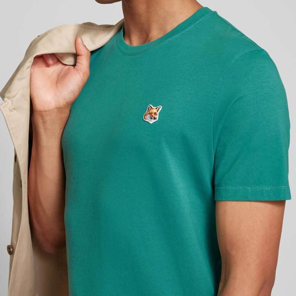 Maison Kitsune Fox Head Patch Regular T-Shirt