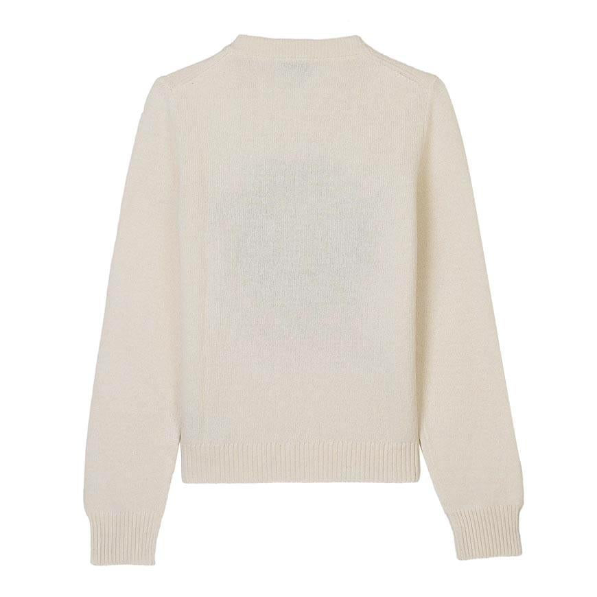 GANNI Women’s Horse Graphic Wool Crewneck Sweater