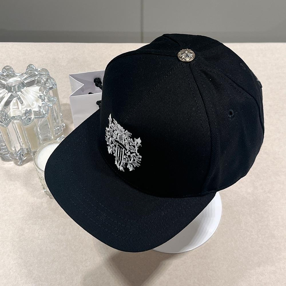 Chrome Hearts Dagger Denim Baseball Cap Black White