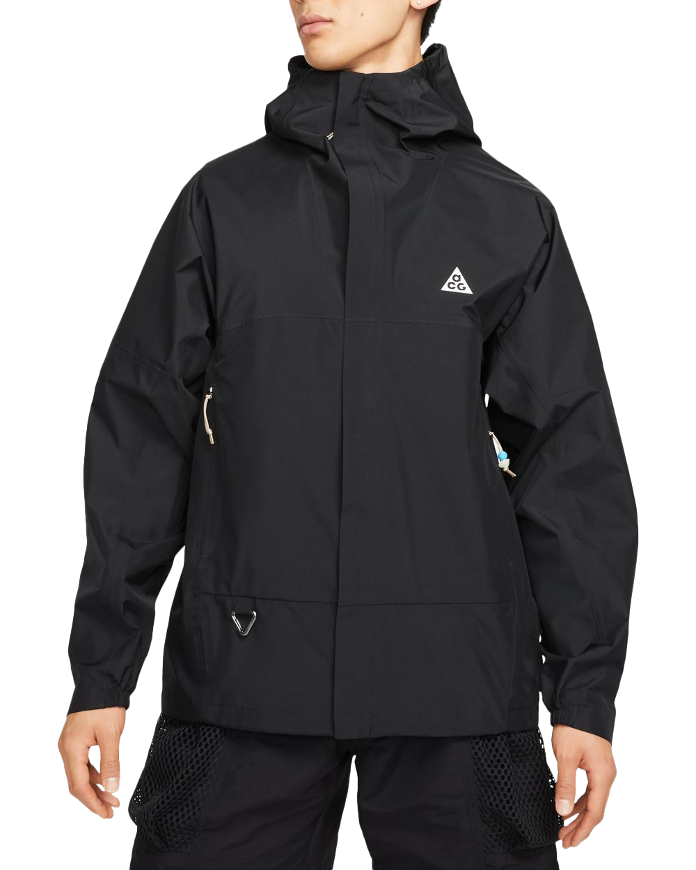 Nike ACG Storm-FIT ADV Cascade Rain Black Full-Zip Men's Jacket DV9416 010