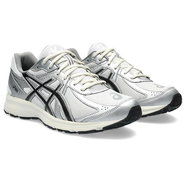 Asics JOG 100 S White Black Silver Low Top Sneakers 1201A967 100