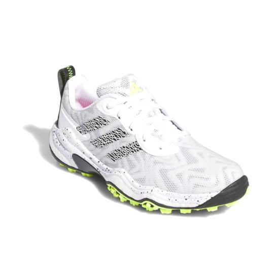 Adidas White/Black Lucid Lemon Sneakers