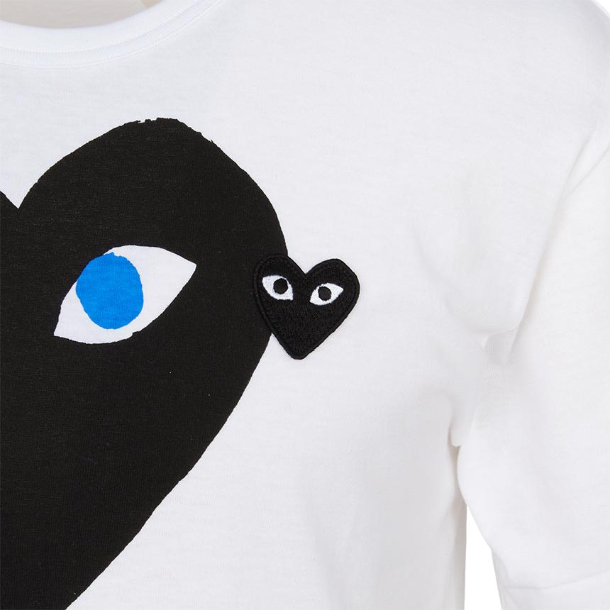 Comme des Garcons Black Heart Patch Unisex Short Sleeve T-Shirt AX T088 051 1