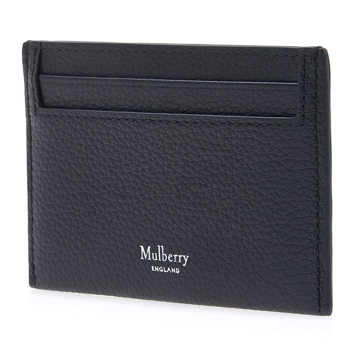 Mulberry Men’s Continental Card Holder Black Leather Wallet