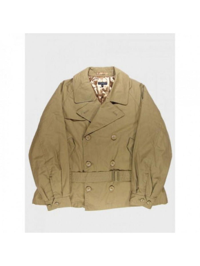 Engineered Garments Khaki NYCO Short Trench Coat Jacket 24F1D076 PS267 BS001