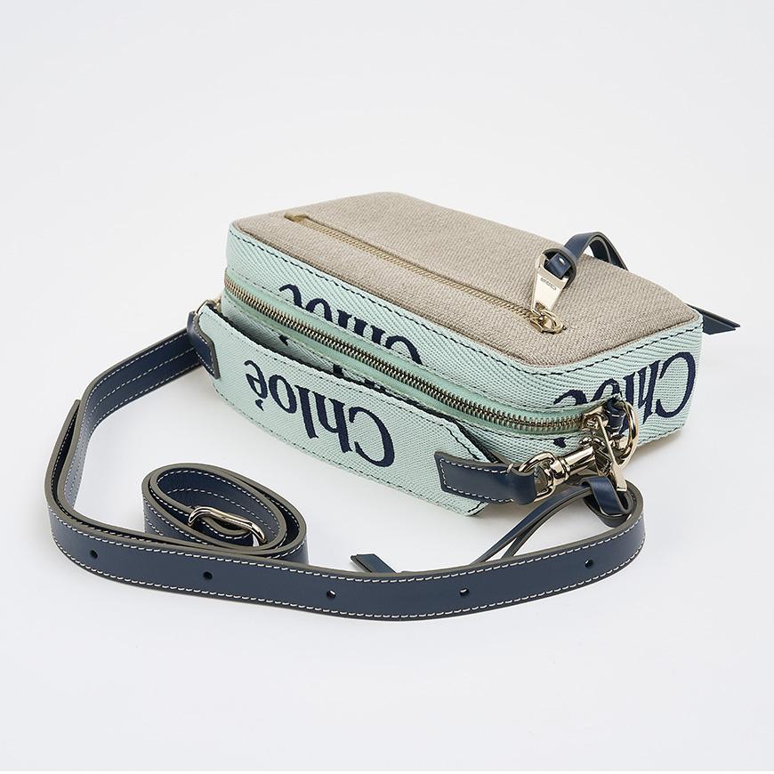 Chloe Woody Belt Bag Women’s Crossbody Beige Leather