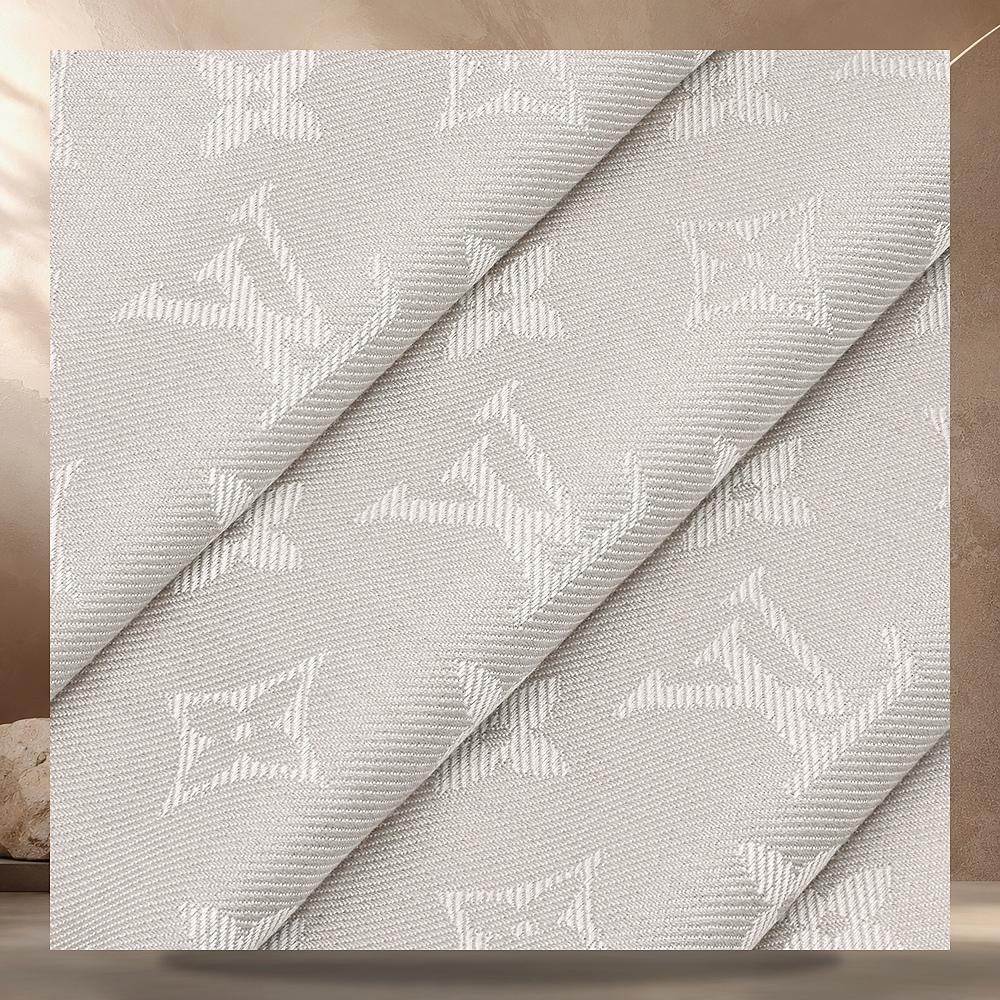 Louis Vuitton Monogram Denim Shawl Gray Scarf M98343