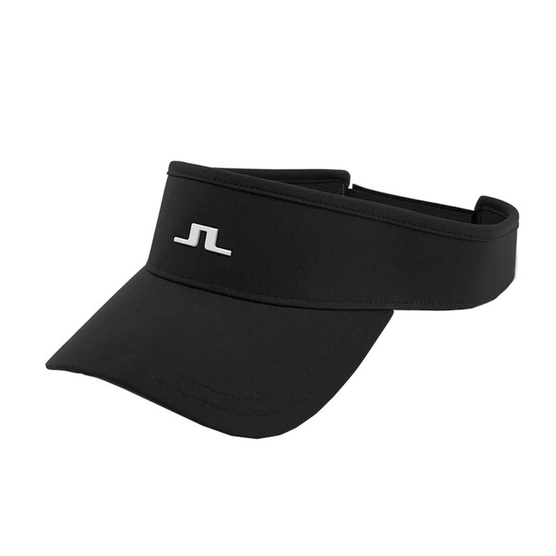 J LINDEBERG Yaden Logo Golf Sun Visor Black Cap