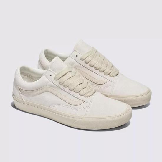 Vans Men’s Canvas Low-Top Sneakers White/Black VN000CR5FS81 DOM