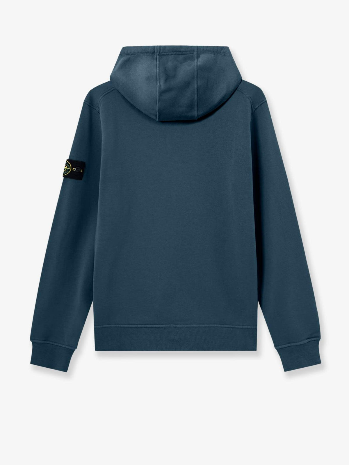 STONE ISLAND Cotton Fleece Pullover Hoodie Men’s Navy