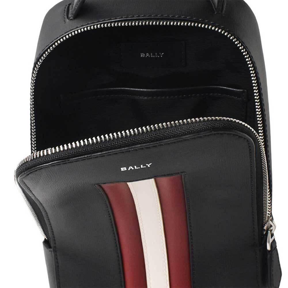 BALLY Men’s Sling Bag Black Crossbody Pack 6308465 I946P