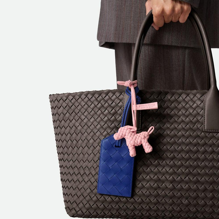 Bottega Veneta Dog Charm Ribbon Keyring