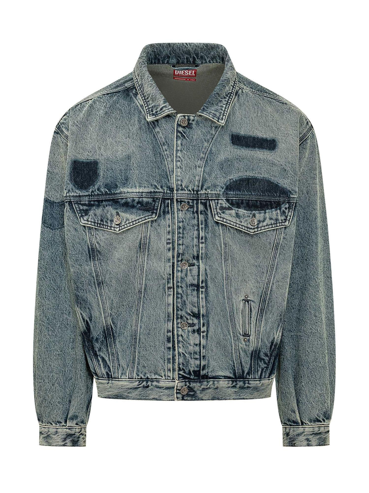 DIESEL Blue Denim Trucker Jacket for Men