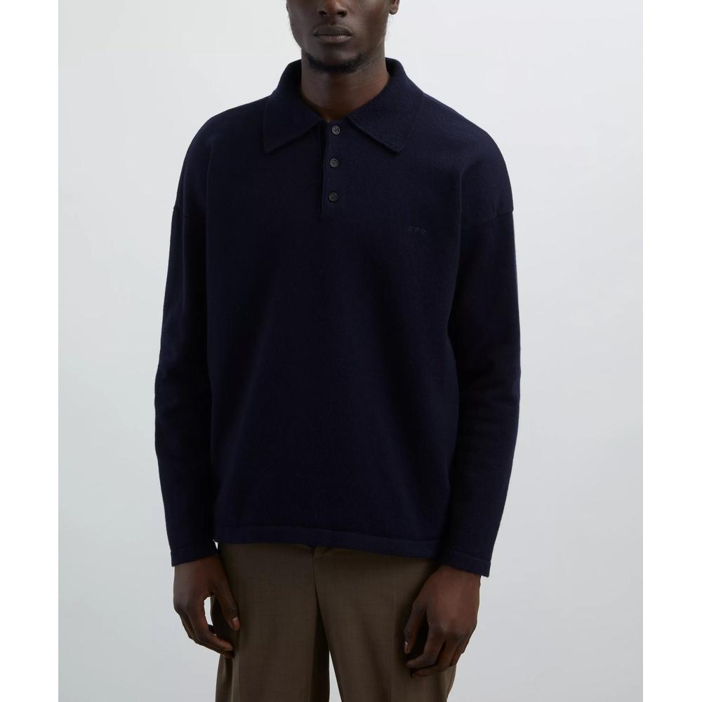 A.P.C. Manuel Men’s Polo Knit Sweater
