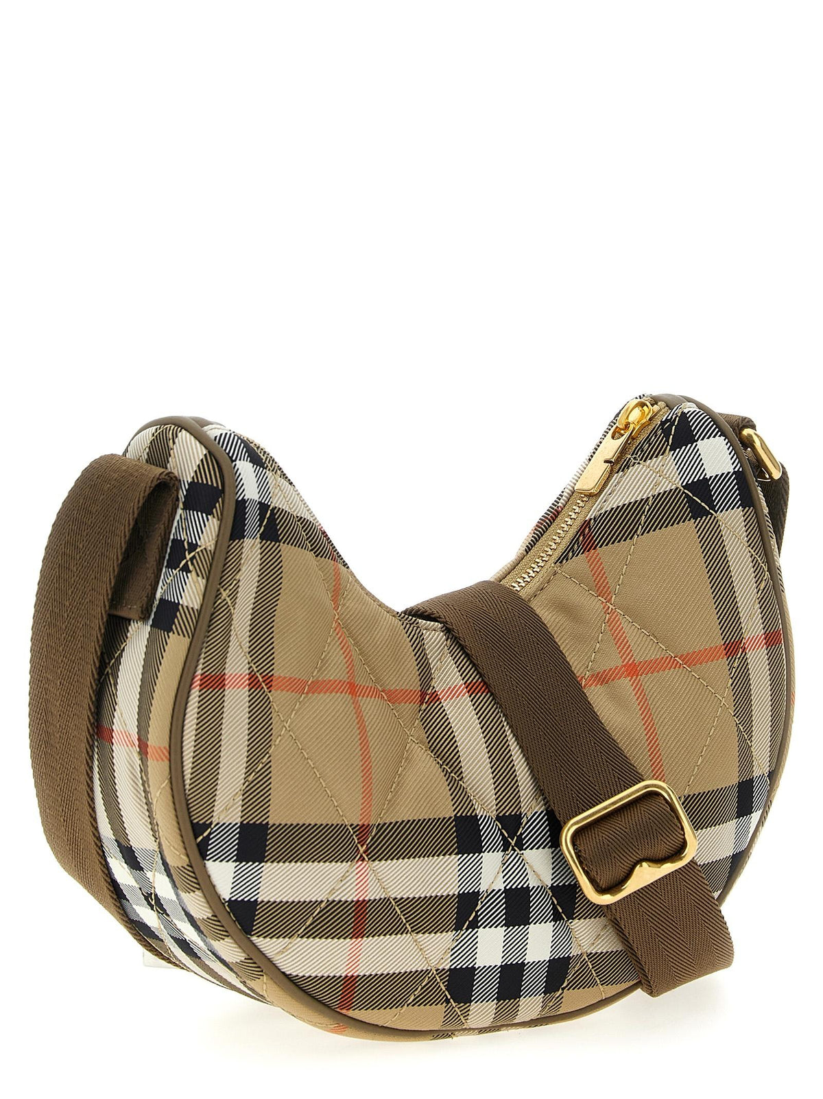 BURBERRY Sand Leather Crossbody Bag