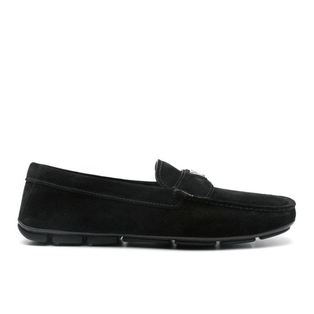 PRADA Suede Driving Loafers Unisex 2DD177 F G000 054 F0002