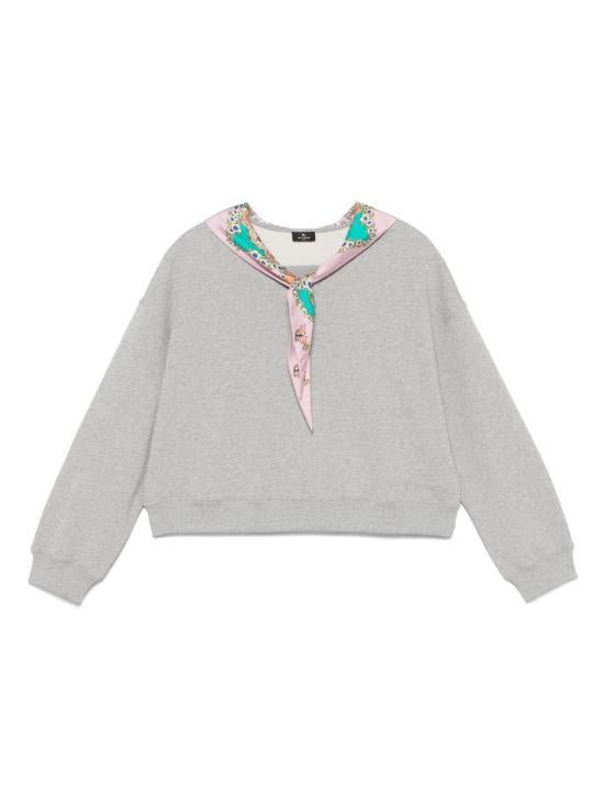 Etro Gray Long Sleeve Sweatshirt Women’s