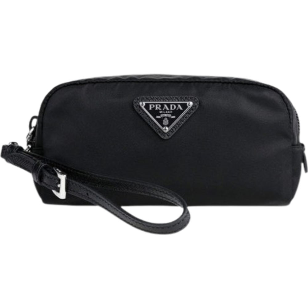 PRADA Triangle Logo Nylon Pouch Bag Shoulder Bag 1NS175 R067 F0002