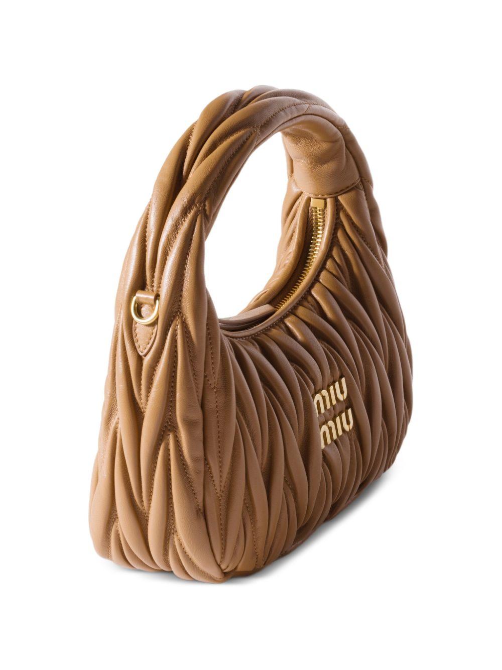 Miu Miu Black Leather Tote Bag
