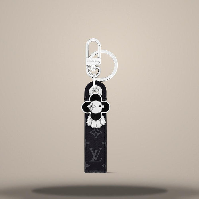 Louis Vuitton Vivienne Dragonne Black Key Holder Bag Charm