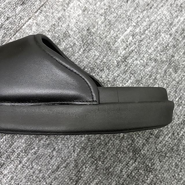 Y-3 Yohji Yamamoto Logo Slide Sandals Black Men's Slippers KI4033