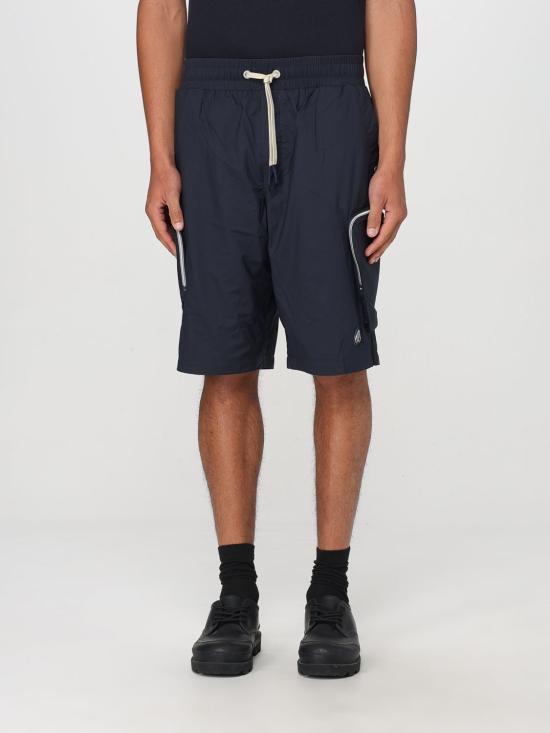 Moose Knuckles Navy Cotton Drawstring Short Pants for Men M15MR755833 NAVY DOM