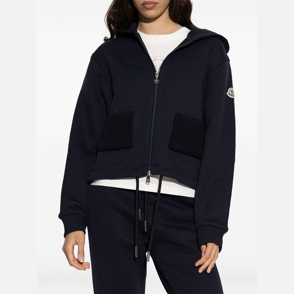 Moncler Zip-Up Knit Jacket 8G00002 89B0Q 778