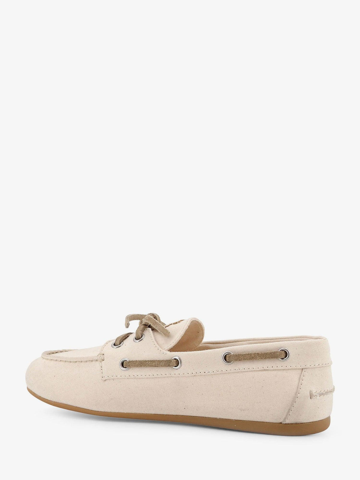Miu Miu Leather Loafer Boat Shoes
