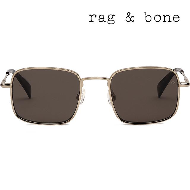 rag & bone Gold Brown Square Sunglasses RNB5023S J5G70
