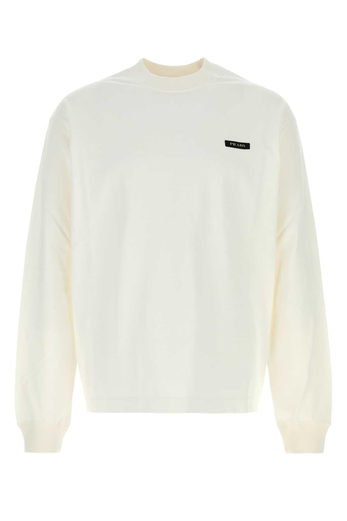 PRADA Black Long Sleeve Sweatshirt for Men