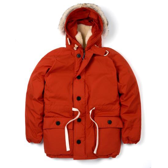 Nigel Cabourn 25FW Padded Down Jacke NCAW25OW005VINTAGEORANGE VINTAGE ORANGE DOM