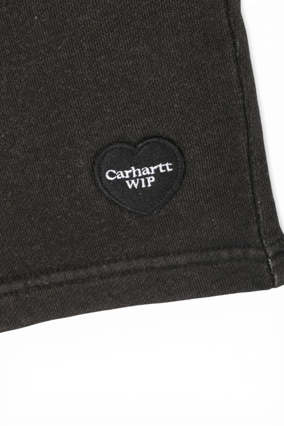 CARHARTT WIP Black Garment-Dyed INGO Sweat Shorts I034499 89GD